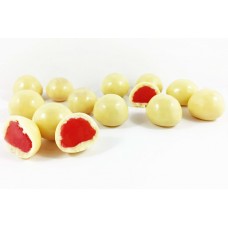 Raspberry Jellies - White 500g